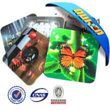 Coaster Lenticular do plástico 3D da promoção